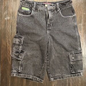 Empyre Black Cargo Women Shorts